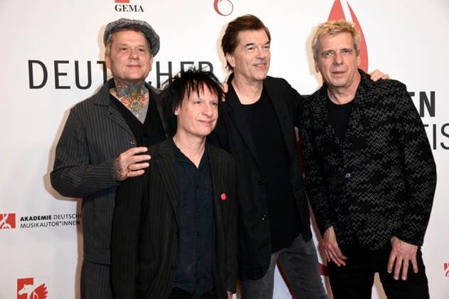 Andreas von Holst, Vom Ritchie, Campino und Andreas Meurer von den Toten Hosen beim 16. Deutschen Musikautor*innenpreis der GEMA 2025 im Hotel The Ritz-Carlton. Berlin, 27.02.2025