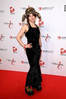 Haiyti beim 16. Deutschen Musikautor*innenpreis der GEMA 2025 im Hotel The Ritz-Carlton. Berlin, 27.02.2025