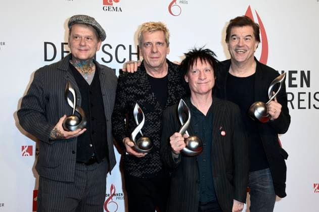 Andreas von Holst, Andreas Meurer, Vom Ritchie und Campino von den Toten Hosen beim 16. Deutschen Musikautor*innenpreis der GEMA 2025 im Hotel The Ritz-Carlton. Berlin, 27.02.2025