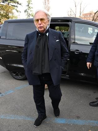 Milan, Milan Women s Fashion Week: Fall Winter 2025 - Tod s Fashion Show - Arrivals. In the photo Diego Della Valle  Copyright: xManuelexMangiarottix xipa-agency.netx xManuelexMangiarottix IPA_Agency_IPA54689723