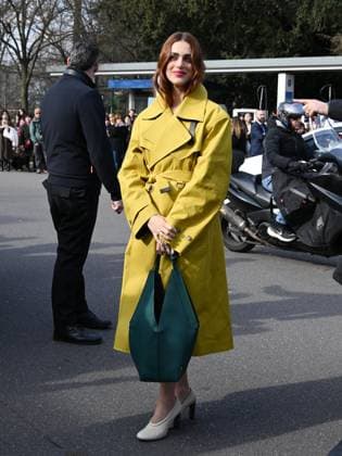 Milan, Milan Women s Fashion Week: Fall Winter 2025 - Tod s Fashion Show - Arrivals Milan, Milan Women s Fashion Week: Fall Winter 2025 - Tod s Fashion Show - Arrivals. Pictured: Miriam Leone Milan  Copyright: xIPA ABACAx