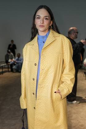 Milan, Italy: Milan, Milan Women s Fashion Week: Fall Winter 2025 26 - Tod s fashion show - front row - In the photo: Emanuela Postacchini Milan Italy  - ZUMAp169 20250228_zea_p169_642 Copyright: xRiccardoxGIordanox