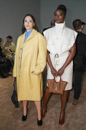 Milan, Italy: Milan, Milan Women s Fashion Week: Fall Winter 2025 26 - Tod s fashion show - front row - In the photo: Emanuela Postacchini KiKi Layne Milan Italy  - ZUMAp169 20250228_zea_p169_649 Copyright: xRiccardoxGIordanox