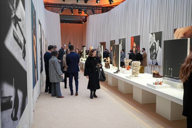 Milan, Italy: Milan, Milan Women s Fashion Week: Fall Winter 2025 26 - Santoni Presentation - Details - In the photo: details Milan Italy  - ZUMAp169 20250228_zea_p169_681 Copyright: xRiccardoxGIordanox