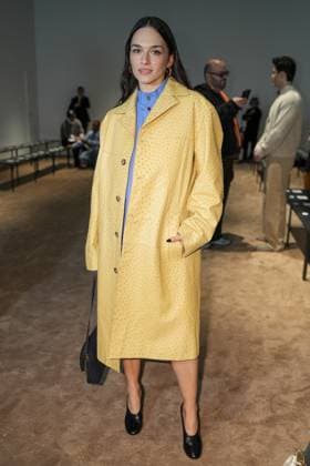 Milan, Italy: Milan, Milan Women s Fashion Week: Fall Winter 2025 26 - Tod s fashion show - front row - In the photo: Emanuela Postacchini Milan Italy  - ZUMAp169 20250228_zea_p169_645 Copyright: xRiccardoxGIordanox