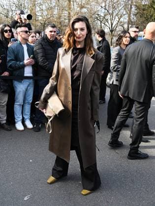 Milan, Milan Women s Fashion Week: Fall Winter 2025 - Tod s Fashion Show - Arrivals Milan, Milan Women s Fashion Week: Fall Winter 2025 - Tod s Fashion Show - Arrivals. Pictured Guest Milan  Copyright: xIPA ABACAx