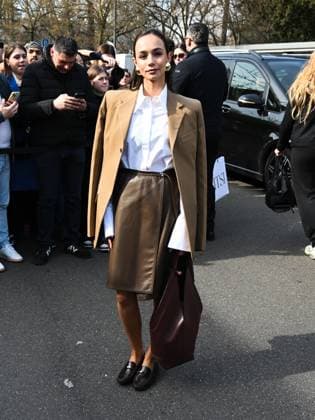 Milan: Milan, Milan Women s Fashion Week: Fall Winter 2025 - Tod s Fashion Show - Arrivals. Pictured: Blanca Arimany Milan  - ZUMAp169 20250228_zea_p169_775 Copyright: xManuelexMangiarottix