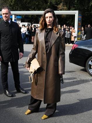 Milan: Milan, Milan Women s Fashion Week: Fall Winter 2025 - Tod s Fashion Show - Arrivals. Pictured Guest Milan  - ZUMAp169 20250228_zea_p169_790 Copyright: xManuelexMangiarottix