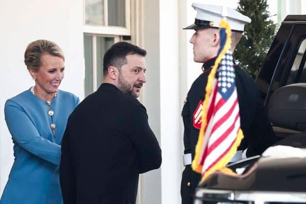 News Themen der Woche KW09 Ukrainian President Volodymyr Zelensky departs the White House after a contentious meeting with President Donald Trump in the Oval Office in Washington, DC, on Friday, February 28, 2025. Zelensky left after being criticized by Trump and Vice President JD Vance for not being grateful enough for U.S. support in its war against Russia.  WAX20250228862 JIMxLOxSCALZO