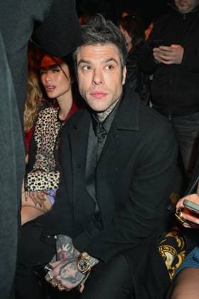 Milan, Milan Women s Fashion Week: Fall Winter 2025 - Women s Fashion, Fall Winter 2025.- Versace fashion show - guests. in the photo: Fedez  Copyright: xSimonaxChiocciax xipa-agency.netx xSimonaxChiocciax IPA_Agency_IPA54704335
