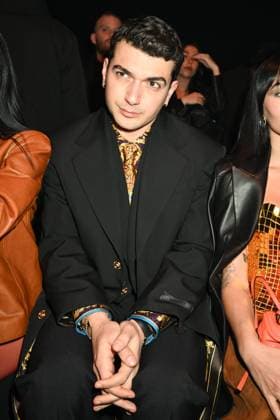 Milan, Milan Women s Fashion Week: Fall Winter 2025 - Women s Fashion, Fall Winter 2025.- Versace fashion show - guests. in the photo: Giacomo Giorgio  Copyright: xSimonaxChiocciax xipa-agency.netx xSimonaxChiocciax IPA_Agency_IPA54704368