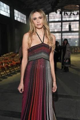 Milan, Milan Women s Fashion Week: Fall Winter 2025 26 - Women s Fashion, Fall Winter 2025 26 - Missoni fashion show - front row in the photo:  Copyright: xRiccardoxGIordanox xipa-agency.netx xRiccardoxGIordanox IPA_Agency_IPA54706663