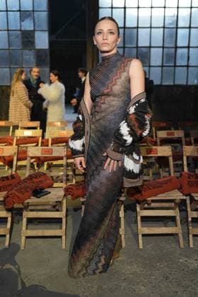 Milan, Milan Women s Fashion Week: Fall Winter 2025 26 - Women s Fashion, Fall Winter 2025 26 - Missoni fashion show - front row in the photo: Guest  Copyright: xRiccardoxGIordanox xipa-agency.netx xRiccardoxGIordanox IPA_Agency_IPA54706701
