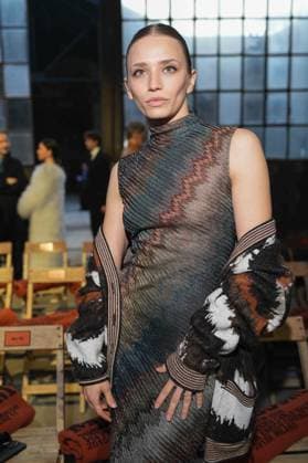 Milan, Milan Women s Fashion Week: Fall Winter 2025 26 - Women s Fashion, Fall Winter 2025 26 - Missoni fashion show - front row in the photo: Guest  Copyright: xRiccardoxGIordanox xipa-agency.netx xRiccardoxGIordanox IPA_Agency_IPA54706716