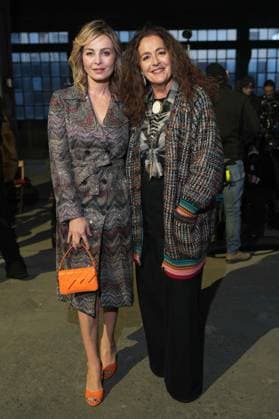 Milan, Milan Women s Fashion Week: Fall Winter 2025 26 - Women s Fashion, Fall Winter 2025 26 - Missoni fashion show - front row in the photo: Violante Placido Angela Missoni  Copyright: xRiccardoxGIordanox xipa-agency.netx xRiccardoxGIordanox IPA_Agency_IPA54706929