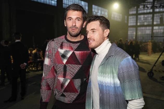 Milan, Milan Women s Fashion Week: Fall Winter 2025 26 - Women s Fashion, Fall Winter 2025 26 - Missoni fashion show - front row in the photo: Ottavio jr Missoni and Giacomo Missoni  Copyright: xRiccardoxGIordanox xipa-agency.netx xRiccardoxGIordanox IPA_Agency_IPA54706953