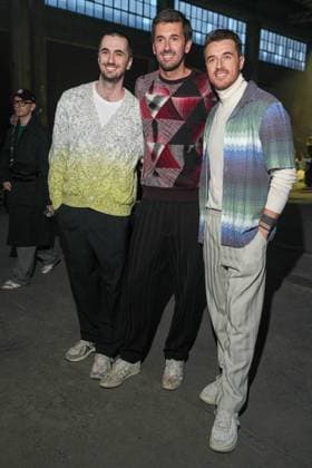 Milan, Milan Women s Fashion Week: Fall Winter 2025 26 - Women s Fashion, Fall Winter 2025 26 - Missoni fashion show - front row in the photo: Marco Missoni Ottavio jr Missoni and Giacomo Missoni  Copyright: xRiccardoxGIordanox xipa-agency.netx xRiccardoxGIordanox IPA_Agency_IPA54706969