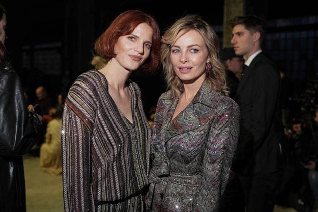 Milan, Milan Women s Fashion Week: Fall Winter 2025 26 - Women s Fashion, Fall Winter 2025 26 - Missoni fashion show - front row in the photo: Chiara Galeazzo Violante Placido  Copyright: xRiccardoxGIordanox xipa-agency.netx xRiccardoxGIordanox IPA_Agency_IPA54707034