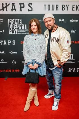 Sophie Winterberg, Felix von Jascheroff bei der Kino-Premiere HAPS - CRIME DOESN T PAY in Berlin, 27.2.2025, Cubix Filmpalast, Berlin, Deutschland *** Sophie Winterberg, Felix von Jascheroff at the cinema premiere HAPS CRIME DOESN T PAY in Berlin, 27 2 2025, Cubix Filmpalast, Berlin, Germany 11-haps-kreativmedia