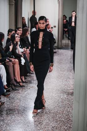 Milan, Milan Women s Fashion Week: Fall Winter 2025 - Women s Fashion, Fall Winter 2025 - Elisabetta Franchi Fashion Show - Catwalk. In the photo: Model  Copyright: xAlessandroxBremecx xipa-agency.netx xx IPA_Agency_IPA54712955