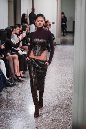 Milan, Milan Women s Fashion Week: Fall Winter 2025 - Women s Fashion, Fall Winter 2025 - Elisabetta Franchi Fashion Show - Catwalk. In the photo: Model  Copyright: xAlessandroxBremecx xipa-agency.netx xx IPA_Agency_IPA54713041