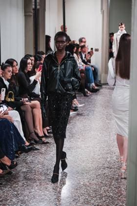 Milan, Milan Women s Fashion Week: Fall Winter 2025 - Women s Fashion, Fall Winter 2025 - Elisabetta Franchi Fashion Show - Catwalk. In the photo: Model  Copyright: xAlessandroxBremecx xipa-agency.netx xx IPA_Agency_IPA54713122