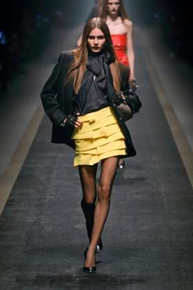 Versace Ready to wear fall winter 2025:26 MILAN February 2025 Versace Ready to wear fall winter 2025:26 MILAN February 2025, Credit:Zeppelin Avalon  Copyright: xZeppelinx xAvalonx 0970440770