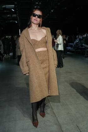Milan, Milan Women s Fashion Week: Fall Winter 2025 26 - Women s Fashion, Fall Winter 2025 26 - Ermanno Scervino fashion show - front row in the photo: Noemi  Copyright: xRiccardoxGIordanox xipa-agency.netx xRiccardoxGIordanox IPA_Agency_IPA54726852