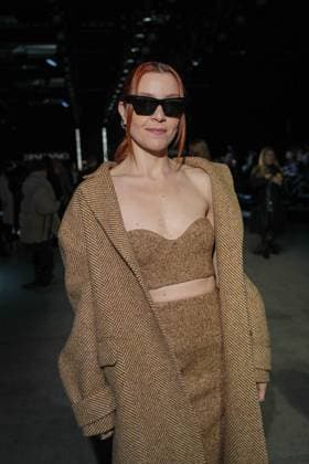 Milan, Milan Women s Fashion Week: Fall Winter 2025 26 - Women s Fashion, Fall Winter 2025 26 - Ermanno Scervino fashion show - front row in the photo: Noemi  Copyright: xRiccardoxGIordanox xipa-agency.netx xRiccardoxGIordanox IPA_Agency_IPA54726864