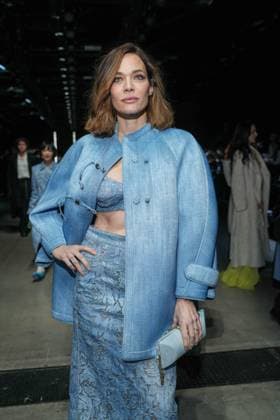 Milan, Milan Women s Fashion Week: Fall Winter 2025 26 - Women s Fashion, Fall Winter 2025 26 - Ermanno Scervino fashion show - front row in the photo: Laura Chiatti  Copyright: xRiccardoxGIordanox xipa-agency.netx xRiccardoxGIordanox IPA_Agency_IPA54726886