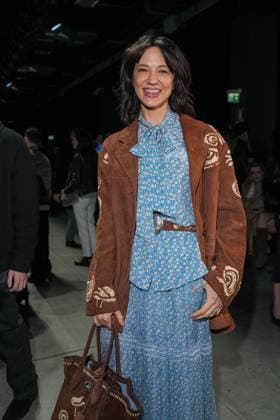 Milan, Milan Women s Fashion Week: Fall Winter 2025 26 - Women s Fashion, Fall Winter 2025 26 - Ermanno Scervino fashion show - front row in the photo: Asia Argento  Copyright: xRiccardoxGIordanox xipa-agency.netx xRiccardoxGIordanox IPA_Agency_IPA54726946
