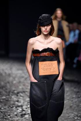 Moschino Ready to wear fall winter 2025:26 MILAN February 2025 Moschino Ready to wear fall winter 2025:26 MILAN February 2025, Credit:Zeppelin Avalon  Copyright: xZeppelinx xAvalonx 0970455006