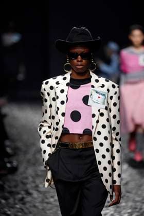 Moschino Ready to wear fall winter 2025:26 MILAN February 2025 Moschino Ready to wear fall winter 2025:26 MILAN February 2025, Credit:Zeppelin Avalon  Copyright: xZeppelinx xAvalonx 0970455657