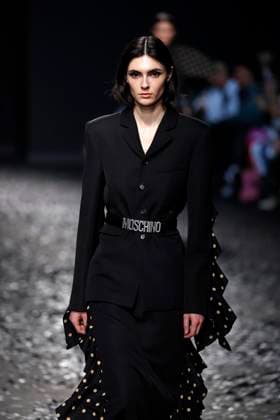 Moschino Ready to wear fall winter 2025:26 MILAN February 2025 Moschino Ready to wear fall winter 2025:26 MILAN February 2025, Credit:Zeppelin Avalon  Copyright: xZeppelinx xAvalonx 0970455877
