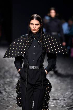 Moschino Ready to wear fall winter 2025:26 MILAN February 2025 Moschino Ready to wear fall winter 2025:26 MILAN February 2025, Credit:Zeppelin Avalon  Copyright: xZeppelinx xAvalonx 0970455951