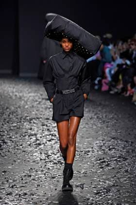 Moschino Ready to wear fall winter 2025:26 MILAN February 2025 Moschino Ready to wear fall winter 2025:26 MILAN February 2025, Credit:Zeppelin Avalon  Copyright: xZeppelinx xAvalonx 0970456103