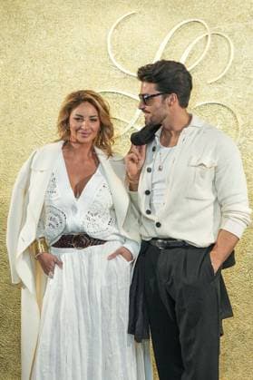 Milan, Milan Women s Fashion Week: Fall Winter 2025 26 - Women s Fashion, Fall Winter 2025 26 - Luisa Spagnoli fashion show - arrivals in the photo: Mariano Di Vaio Eleonora Brunacci Di Vaio  Copyright: xRiccardoxGIordanox xipa-agency.netx xModaxMilanox IPA_Agency_IPA54732570