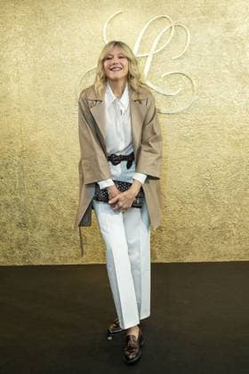 Milan, Milan Women s Fashion Week: Fall Winter 2025 26 - Women s Fashion, Fall Winter 2025 26 - Luisa Spagnoli fashion show - arrivals in the photo: Natasha Stefanenko  Copyright: xRiccardoxGIordanox xipa-agency.netx xModaxMilanox IPA_Agency_IPA54732810