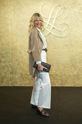 Milan, Milan Women s Fashion Week: Fall Winter 2025 26 - Luisa Spagnoli Fashion Show - Arrivals Milan, Milan Women s Fashion Week: Fall Winter 2025 26 - Women s Fashion, Fall Winter 2025 26 - Luisa Spagnoli fashion show - arrivals in the photo: Natasha Stefanenko MILAN Italy  Copyright: xIPA ABACAx