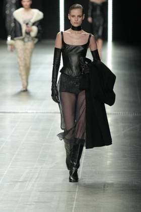 Milan, Milan Women s Fashion Week: Fall Winter 2025 26 - Women s Fashion, Fall Winter 2025 26 - Ermanno Scervino fashion show - fashion show in the photo: Model  Copyright: xRiccardoxGIordanox xipa-agency.netx xRiccardoxGiordanox IPA_Agency_IPA54734169