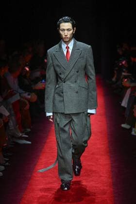 Milan, Milan Women s Fashion Week: Fall Winter 2025 - Ferrari Fashion Show - Catwalk Milan, Milan Women s Fashion Week: Fall Winter 2025 - Women s Fashion, Fall Winter 2025.- Ferrari fashion show - catwalk. in the photo: model MILAN Italy  Copyright: xIPA ABACAx