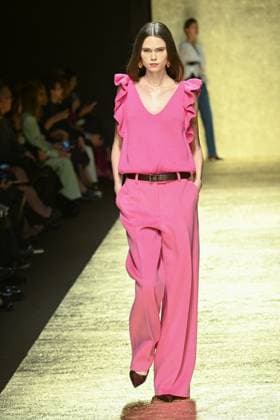 Milan, Italy: Milan, Milan Women s Fashion Week: Fall Winter 2025 - Women s Fashion, Fall Winter 2025.- Luisa Spagnoli fashion show - catwalk. in the photo: model Milan Italy  - ZUMAp169 20250301_zea_p169_418 Copyright: xSimonaxChiocciax