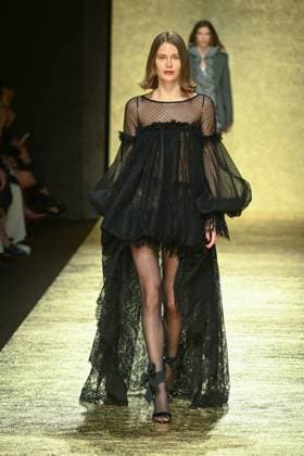 Milan, Italy: Milan, Milan Women s Fashion Week: Fall Winter 2025 - Women s Fashion, Fall Winter 2025.- Luisa Spagnoli fashion show - catwalk. in the photo: model Milan Italy  - ZUMAp169 20250301_zea_p169_424 Copyright: xSimonaxChiocciax