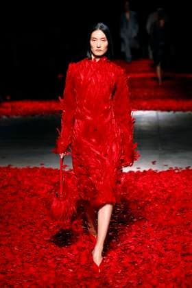 Salvatore Ferragamo Ready to wear fall winter 2025:26 MILAN February 2025 Salvatore Ferragamo Ready to wear fall winter 2025:26 MILAN February 2025, Credit:Zeppelin Avalon  Copyright: xZeppelinx xAvalonx 0970618015