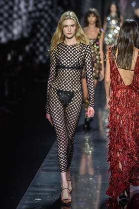 March 1, 2025, Milano: A model presents a creation during the Dolce & Gabbana s fashion show as part of the Womenswear Fall-Winter 2025 2026 Milan Fashion Week, in Milan, Italy, 01 March 2025..ANSA MATTEO CORNER Milano  - ZUMAa110 20250301_zaf_a110_021 Copyright: xMatteoxCornerx xZ14x