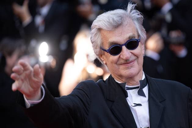 77. Internationalen Filmfestspiele von Cannes 2024 Cannes, Frankreich - 25.5.2024: Wim Wenders auf dem Roten Teppich vom Palais des Festivals während der 77. Internationalen Filmfestspiele von Cannes. Die 77. Internationalen Filmfestspiele von Cannes finden vom 14. bis 25. Mai 2024 statt. Provence-Alpes-CÃ te d™Azur