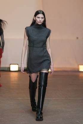 Milan, Milan Women s Fashion Week: Fall Winter 2025 26 - Women s Fashion, Fall Winter 2025 26 - MSGM fashion show - catwalk in the photo: Model  Copyright: xRiccardoxGIordanox xipa-agency.netx xRiccardoxGiordanox IPA_Agency_IPA54759333