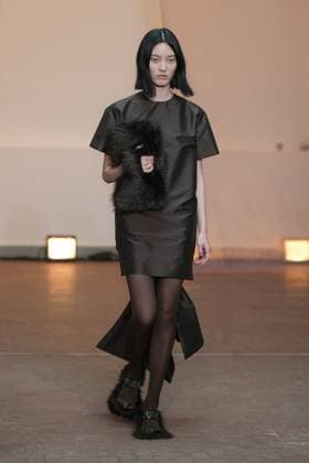 Milan, Milan Women s Fashion Week: Fall Winter 2025 26 - Women s Fashion, Fall Winter 2025 26 - MSGM fashion show - catwalk in the photo: Model  Copyright: xRiccardoxGIordanox xipa-agency.netx xRiccardoxGiordanox IPA_Agency_IPA54759487