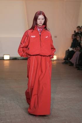 Milan, Milan Women s Fashion Week: Fall Winter 2025 26 - Women s Fashion, Fall Winter 2025 26 - MSGM fashion show - catwalk in the photo: Model  Copyright: xRiccardoxGIordanox xipa-agency.netx xRiccardoxGiordanox IPA_Agency_IPA54759648