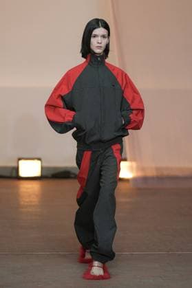 Milan, Milan Women s Fashion Week: Fall Winter 2025 26 - Women s Fashion, Fall Winter 2025 26 - MSGM fashion show - catwalk in the photo: Model  Copyright: xRiccardoxGIordanox xipa-agency.netx xRiccardoxGiordanox IPA_Agency_IPA54759674